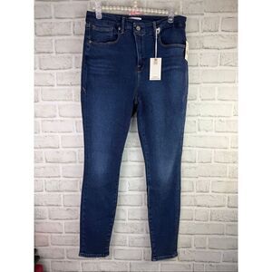 Good American Good Legs Crossover Jeans New Size 14/32